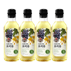 CJ 백설 건강을 생각한 요리유 500ml x 4개