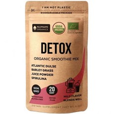 Detox Smoothie Powder with Healthy Spirulina Atlantic Dulse and Barley Grass Juice Powder Premium Qu, Original Detox Powder, 1개