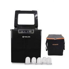 툴콘 휴대용 미니 제빙기 가정용 캠핑용 소형 얼음 사무실, 제빙기전용가방 포함