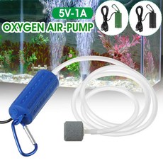 에너지 절약 용품 수생 테라리움 물고기 탱크 액세서리 휴대용 미니 USB 수족관 물고기 탱크 산소 공기 펌프 음소거|공기 펌프 & 액세서리|, CHINA(A0), 1개(A0)