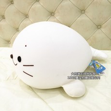 하프물범인형 애착인형 농담곰 춘식이굿즈 탓똔 해핑 메타몽 물개인형 울보원숭이 빵빵덕, 흰색, 25센티cm