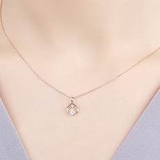 클루(CLUE) 철산점 *당일출고!* 데일리 행운의 육각디자인 10K 골드 목걸이 (무료선물포장케이스/쇼핑백증정)