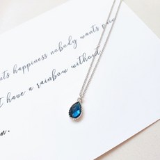 사파이어목걸이