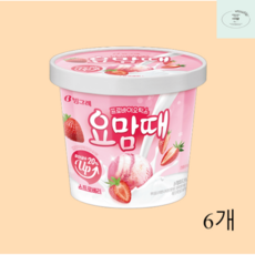 빙그레 요맘때 스트로베리 유산균이 들어간 상큼달달한 아이스크림, 6개
