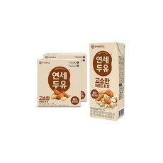 연세대학교 연세우유 연세두유 고소한 아몬드 잣 두유 32팩, 190ml, 32개