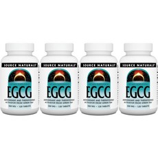 Source Naturals 소스내추럴스 EGCG 350mg 테블릿, 4개, 120정