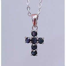 천연사파이어목걸이