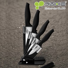 키친아트 세라믹 나이프세트 6pcs/주방칼/식도/과도/감자칼/칼블럭포함, 상세 설명 참조