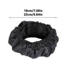 유모차 휠 커버 방진 아이 휠체어 보호대 유모차 휠 커버 액세서리, [01] Large black, 1개
