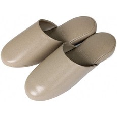[번역이고 수량 Sale! ] 업무용 항균 비닐 슬리퍼 30 켤레 세트 26cm S-5C (베이지)