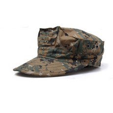 미 해병대 카 무 플 라 주 후드 팔각 모자 CP 특전 숲 디지털 모자 58cm