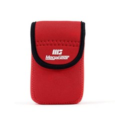 MegaGear Panasonic Lumix DMC-ZS60 DMC-TZ80 초경량 네오프렌 카메라 가방 (카라비너 포함) (빨간색), 본상품