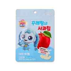 [캐치티니핑] 알쏭달쏭 동결건조 천연과일칩 아기과자 어린이간식, 사과, 12g, 4개