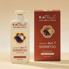 유니포스 부들부들 2in1 고양이 샴푸 컨디셔너 모든고양이용 저자극 샴푸 향기좋은 삼푸 500ml, 1개