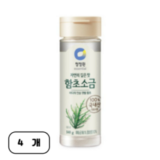 청정원 함초소금, 140g, 4개