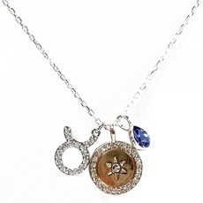 [스키] 펜던트 목걸이 Zodiac 별자리 황소 자리 황소 자리 Taurus SW-419 [병행 수입품]
