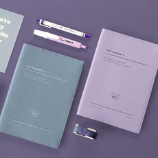 2021년다이어리 위클리 먼슬리 스터디 플래너 L 4색상, 라벤터
