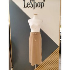 [현대백화점][르샵] (LKAKS752) 사이드컬러 배색 니트 스커트