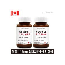 캐나다 쏘팔메토 115 MAX 90캡슐 X 2병 (6개월분), 90정, 2개