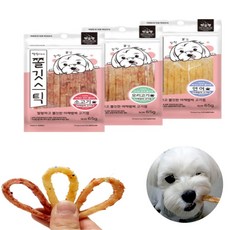 애견간식 말랑쫄깃 치아부담no 진돗개간식 꼬기껌 강아지치석껌 치석제거껌