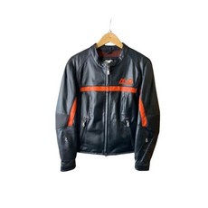 할리데이비슨 MIDTOWN 남성 Embroidered 가죽 자켓 레이스 빈티지 XL