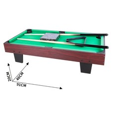 미니 당구대 가정용 브론슨 게임 포켓볼 4구 세트, 91X46X20CM그린