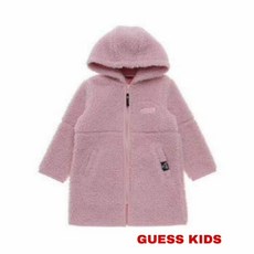 [현대백화점]게스키즈 뽀글이 후드 롱 집업 (G08KDJ020P2) GUESS KIDS