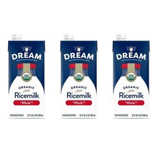 라이스드림 whole 통 쌀 우유 946ml 3개