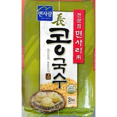 대량 콩국수면 3kg 업소용 벌크 식당 사리 건면, 4개