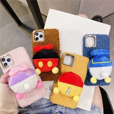 애니메이션 큐트 극 오리 맹 엉덩이 적용 화웨이 P40P40PRO 핸드폰케이스 33I 램스울 3E 롤 44E 털보송