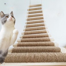 고양이 사다리 반려묘 밧줄 둥지 놀이 다리 원목 벽걸이 벽타기로프 벽설치 구름다리