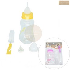 색상랜덤 새끼 강아지젖병 150ML 고양이젖병 애견젖병 반려견젖병 쪽쪽이, 기본
