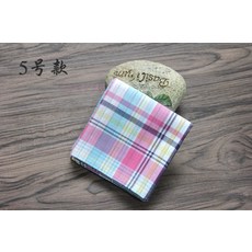 여성용손수건 (한줄)정통 순면 이층 빅사이즈 소프트 물흡수 여성 손수건 팔목수건 삼각 천