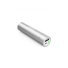 Anker PowerCore＋ mini 3350mAh Lipstick-Sized Portable Charger (3rd Generation Premium Aluminum Power Bank) One of the Most Compact External Batteries, One Size, Silver