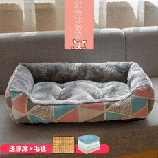 해외 애견 사계절 범용 고양이집 소형 대형견 테디 강아지 매트 겨울 애완동물 보온-32072, 옵션10