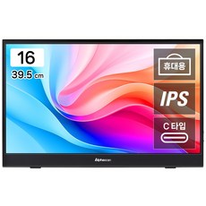 알파스캔 16F90P IPS C타입 포터블 HDR 무결점 휴대용 모니터 노트북 듀얼 캠핑 보조 덱스