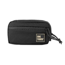 Onetigris molle 파우치 다용도 가방 스트랩 및 벨트 부착 파우치 백 팩 모듈러 포켓 다목적 미니 edc 파우치, 단일(A0), 1개(A0), 블랙(A0)