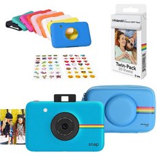 Polaroid Snap Instant Digital Camera (Blue) Protective Kit with 20 Sheets Zink Paper PROD110028620, 상세 설명 참조0, 상세 설명 참조0