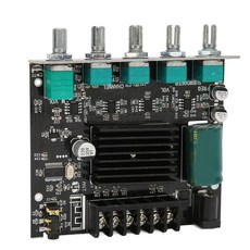디지털 스테레오 앰프 보드 서브 우퍼 ZK ‑ MT21 BT 고출력 DC12 24V 파워 15 100W 4 8Ω 스피커용 273591