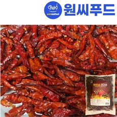 원씨푸드 베트남고추 1kg 말린 땡초 아주매운 태국 청양 소스 매움 통 건고추, 1개