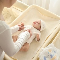 에시앙 코튼 논슬립 아기 방수요 방수패드 S, 아이보리