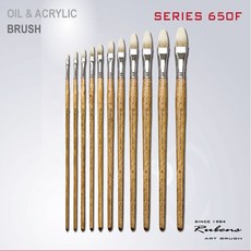 루벤스 650F 유화&아크릴붓 낱자루 1~20호 7본조 세트, 1호