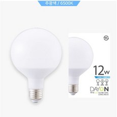 데이온 LED볼램프 롱타입 G95 LED12W[주광색], 1개