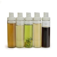 Iwooa 自動開閉智慧油瓶 象牙色, 5個, 500ml