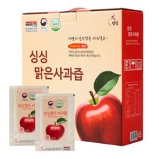 싱싱 맑은 사과즙, 100ml, 150개입
