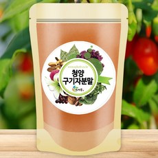 구기자의효능 국내산 청양 구기자 가루 분말 500g 간에좋은약초 구기자차 추출물 효능, 청양구기자가루 500g