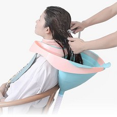 간이 대야 목욕의자 머리감는 성인 샴푸 누워서 임산부 세 세발기 간이세발기, 1개, 상세페이지 참조