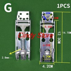빌트인냉장고경첩 꺽쇠 힌지 스프링 달린 냉동고 Haier Aucma 일반 액세서리 뚜껑 1PC, [07] 빌트인냉장고경첩 G - 빌트인냉장고경첩
