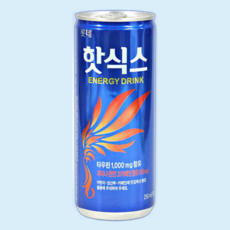 핫식스 롯데칠성음료 에너지음료, 250ml, 20개
