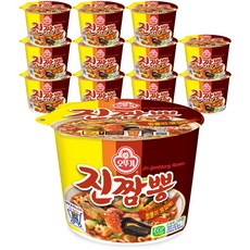 오뚜기 진짬뽕 컵라면 115g, 21세트